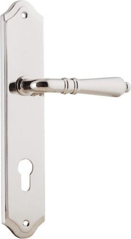 Iver Sarlat Lever Door Handle On Shouldered Backplate - primehardware