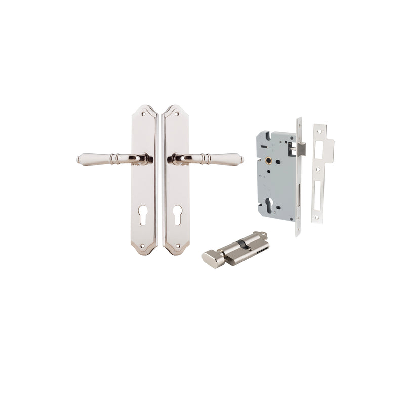 IVER SARLAT LEVER DOOR HANDLE ON SHOULDERED BACKPLATE - CUSTOMISE TO YOUR NEEDS
