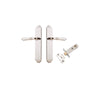 Iver Sarlat Lever Door Handle On Shouldered Backplate - primehardware