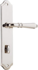 Iver Sarlat Lever Door Handle On Shouldered Backplate - primehardware