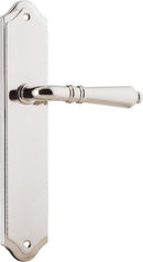 Iver Sarlat Lever Door Handle On Shouldered Backplate - primehardware