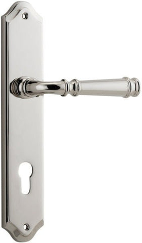 Iver Verona Door Lever Handle On Shouldered Backplate - primehardware