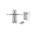 Iver Verona Door Lever Handle On Shouldered Backplate - primehardware