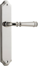 Iver Verona Door Lever Handle On Shouldered Backplate - primehardware