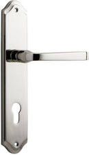 Iver Annecy Door Lever Handle On Shouldered Backplate - primehardware
