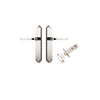Iver Annecy Door Lever Handle On Shouldered Backplate - primehardware