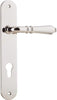 Iver Sarlat Lever Door Handle On Oval Backplate - primehardware