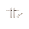 Iver Sarlat Lever Door Handle On Oval Backplate - primehardware