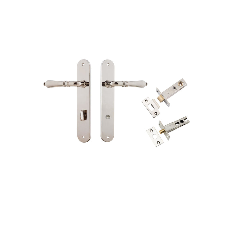 IVER SARLAT LEVER DOOR HANDLE ON OVAL BACKPLATE - CUSTOMISE TO YOUR NEEDS