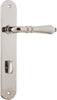 Iver Sarlat Lever Door Handle On Oval Backplate - primehardware