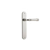Iver Verona Door Lever Handle On Oval Backplate - primehardware