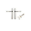 Iver Verona Door Lever Handle On Oval Backplate - primehardware