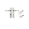 Iver Verona Door Lever Handle On Oval Backplate - primehardware