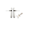 Iver Annecy Door Lever Handle On Oval Backplate - primehardware