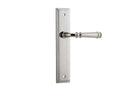 Iver Verona Door Lever Handle On Stepped Backplate - primehardware