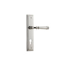Iver Verona Door Lever Handle On Stepped Backplate - primehardware