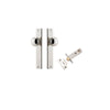 Iver Paddington Door Knob On Rectangular Backplate - primehardware