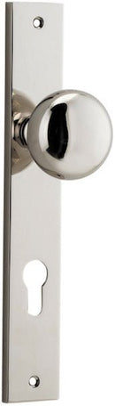 Iver Cambridge Door Knob On Rectangular Backplate