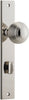 Iver Guildford Door Knob On Rectangular Backplate - primehardware