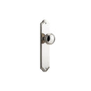 IVER Paddington Door Knob On Shouldered Backplate | Passage Lever Set Only | 9 Finishes - Polished Nickel