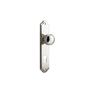 IVER Paddington Door Knob On Shouldered Backplate | Entrance Lever Set Only | 9 Finishes - Polished Nickel
