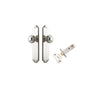 Iver Guildford Door Knob On Shouldered Backplate - primehardware