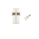 Iver Paddington Door Knob On Chamfered Backplate - primehardware