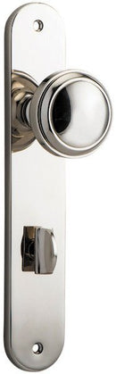Iver Paddington Door Knob On Oval Backplate - primehardware