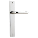 Iver Oslo Lever Door Handle On Rectangular Backplate - primehardware