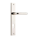Iver Oslo Lever Door Handle On Rectangular Backplate - primehardware