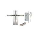 Iver Verona Door Lever Handle On Rectangular Backplate - primehardware