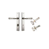 Iver Verona Door Lever Handle On Rectangular Backplate - primehardware