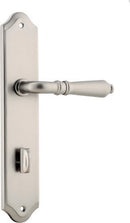 Iver Sarlat Lever Door Handle On Shouldered Backplate - primehardware