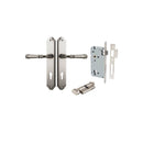 Iver Verona Door Lever Handle On Shouldered Backplate - primehardware