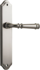 Iver Verona Door Lever Handle On Shouldered Backplate - primehardware