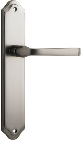 Iver Annecy Door Lever Handle On Shouldered Backplate - primehardware