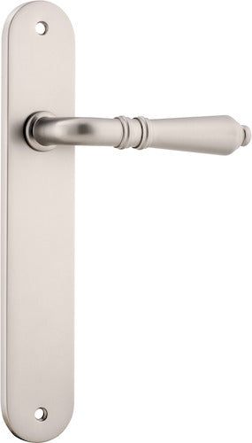IVER SARLAT LEVER DOOR HANDLE ON OVAL BACKPLATE - CUSTOMISE TO YOUR NEEDS