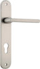 Iver Baltimore Door Lever Handle On Oval Backplate - primehardware