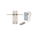 Iver Baltimore Door Lever Handle On Oval Backplate - primehardware