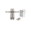 Iver Verona Door Lever Handle On Oval Backplate - primehardware