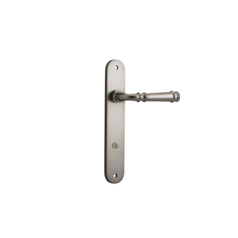 Iver Verona Solid Brass Door Lever on Oval Backplate | Entrance Kit (Key/Thumb) | 9 Finishes - lifestyle