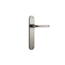 Iver Annecy Door Lever Handle On Oval Backplate - primehardware