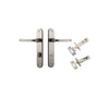 Iver Annecy Door Lever Handle On Oval Backplate - primehardware