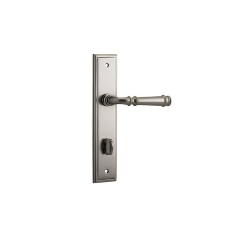 IVER Verona Door Lever Handle On Stepped Backplate | Passage Lever Set Only | 9 Finishes - lifestyle