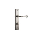 IVER Verona Door Lever Handle On Stepped Backplate | Entrance Lever Set Only | 9 Finishes - lifestyle