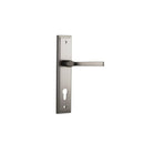 Iver Annecy Door Lever Handle On Stepped Backplate - primehardware