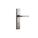 Iver Annecy Door Lever Handle On Stepped Backplate - primehardware
