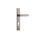Iver Bronte Door Lever Handle On Rectangular Backplate - primehardware