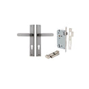 Iver Bronte Door Lever Handle On Rectangular Backplate - primehardware