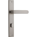 Iver Bronte Door Lever Handle On Rectangular Backplate - primehardware